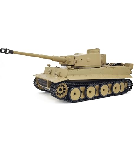 Amazon.co.jp: HengLong 1/16 レオパルド2A6 （2.4GHz・プラキャタピラ
